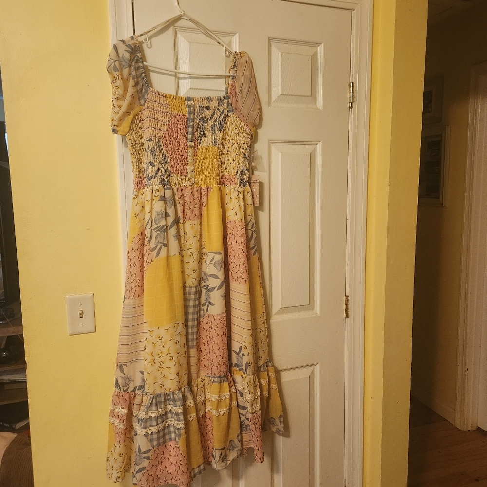 Patchwork summer dress size xl